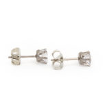 Diamond and Cubic Zirconia Ear Jackets in 14 Karat Gold - Image 2