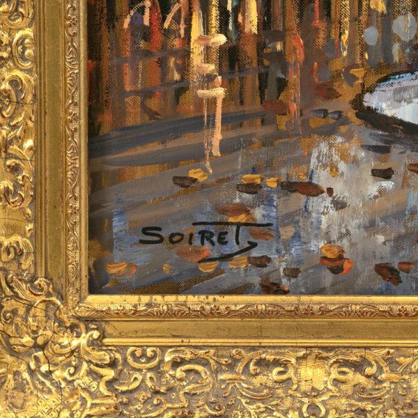 Original Impressionist Streetscape Oil on Canvas - Image 4