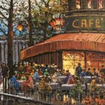 Original Impressionist Streetscape Oil on Canvas - Image 3