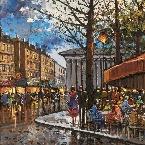 Original Impressionist Streetscape Oil on Canvas - Image 2