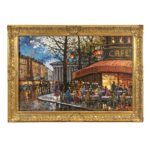 Original Impressionist Streetscape Oil on Canvas