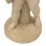 Italian Marble Sculpture of Child with Cat - Image 6