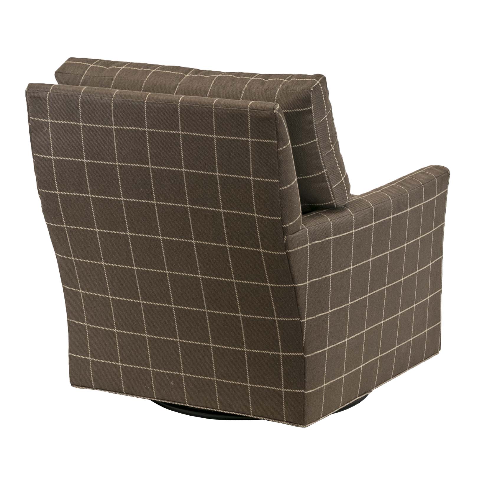 Plaid swivel 2024 chair