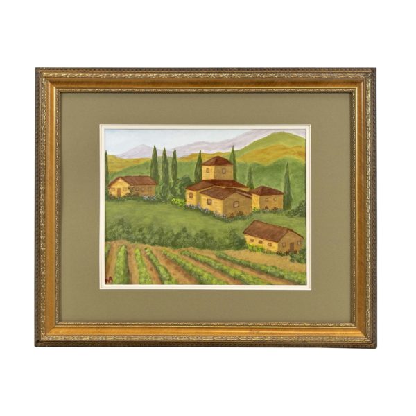 Original Oil Painting on Canvas “Farmhouse Estate” - Image 1