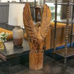 Hand Carved Wood Eagle - Image 7