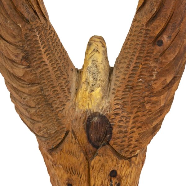 Hand Carved Wood Eagle - Image 5