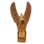 Hand Carved Wood Eagle - Image 3