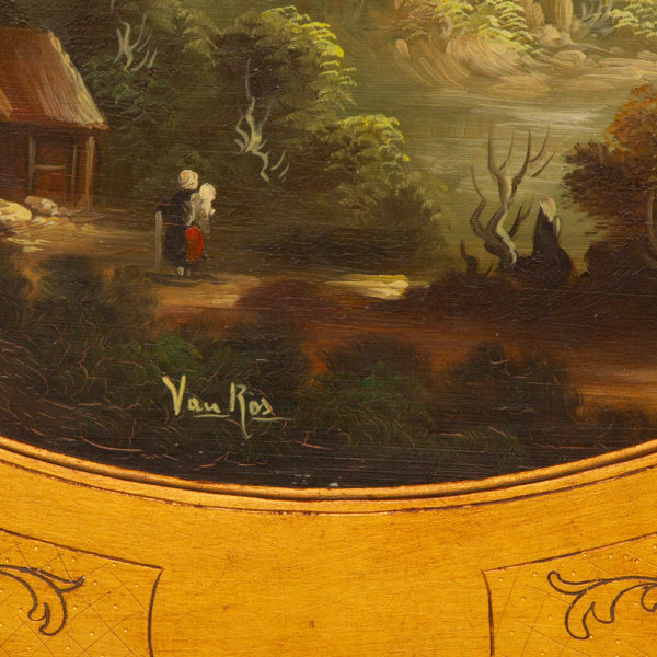 GON YAR VAN ROS Original Oil on Copper - Signed - Image 2