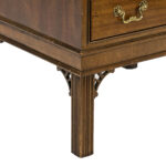 HENREDON Aston Court Chinese Chippendale 3 Drawer Bedside Chest - Image 4