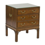 HENREDON Aston Court Chinese Chippendale 3 Drawer Bedside Chest