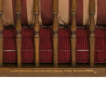 HITCHCOCK Oak Sack Back Windsor Settee - Image 7
