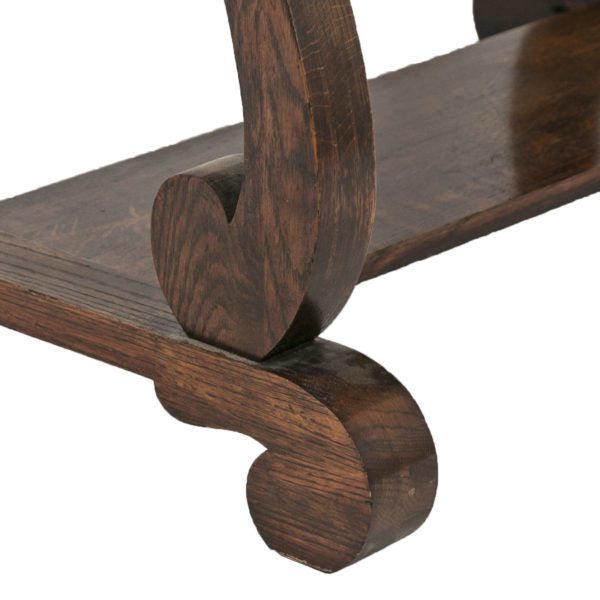 Empire Style Writing Desk with Velvet Seat Chair - Image 5