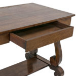Empire Style Writing Desk with Velvet Seat Chair - Image 4