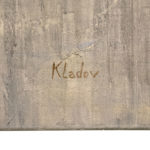 Signed KLADOV Original Acrylic on Canvas Abstract Portrait of a Moose - Image 4