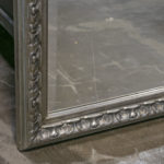 BASSETT MIRROR CO. Ornate Silver Framed Leaner Mirror - Image 3