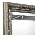 BASSETT MIRROR CO. Ornate Silver Framed Leaner Mirror - Image 2