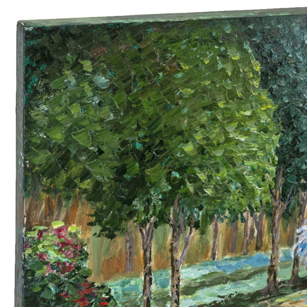 ROBERT CHANDLER Signed Original Acrylic on Canvas “My Favorite Gazebo” - Image 3