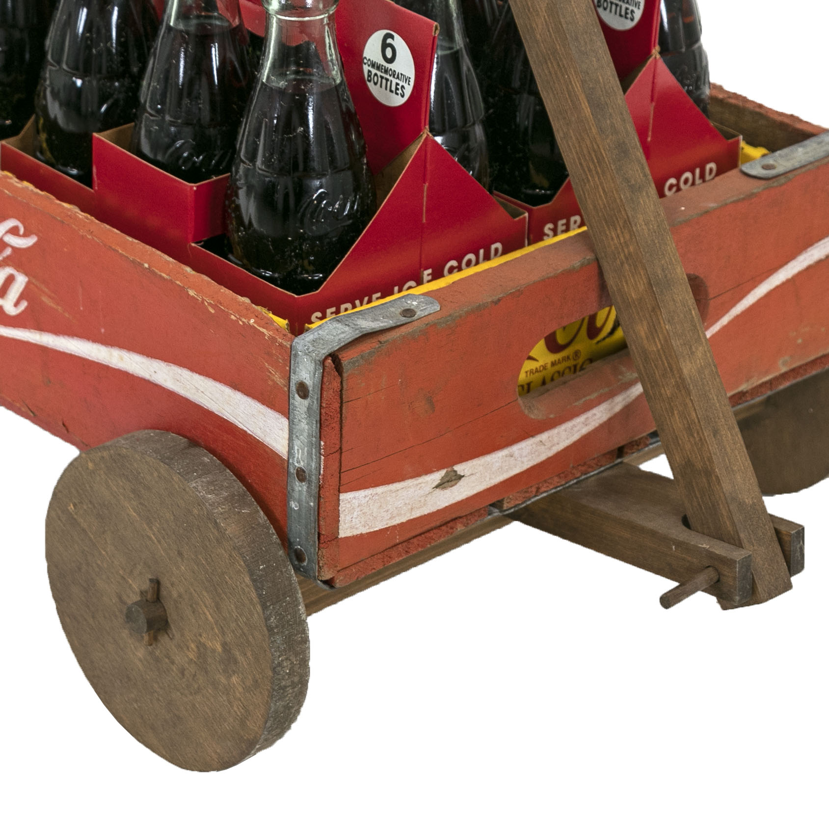 Vintage coca online cola wooden wagon