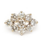1.84 Total Carat Diamond Ring in 14 Karat Gold