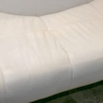 EUROLIFE Two Tone Leather Sofa with Contrasting Stitching - Image 7