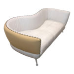 EUROLIFE Two Tone Leather Sofa with Contrasting Stitching - Image 4
