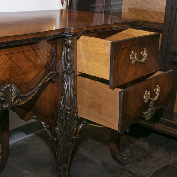 Louis XV Style Rosewood and Walnut Sideboard - Image 10