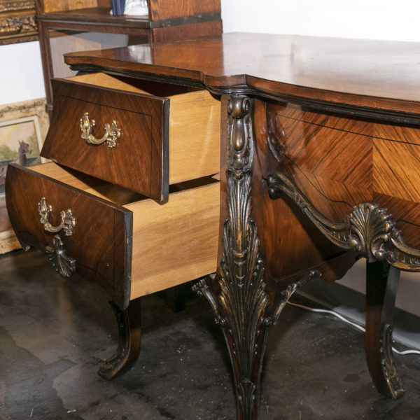 Louis XV Style Rosewood and Walnut Sideboard - Image 9