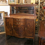 French Inlaid Marble Top Server - Image 2