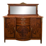 French Inlaid Marble Top Server