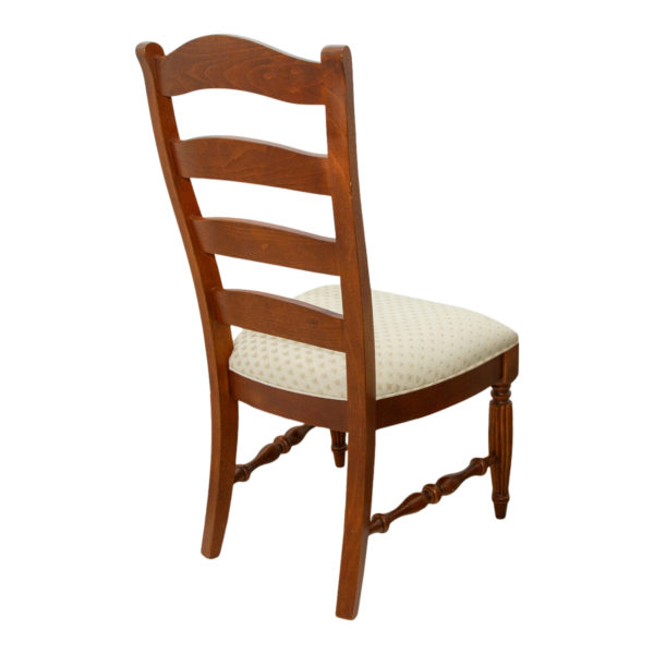 COCHRANE Cherry Finish Dining Table with 6 Chairs and 2 12" Leaves - Image 5