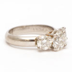 2.88 Total Carat Diamond Ring in Platinum - Image 2