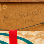 Signed Vintage MEL SOMEROSKI(1932-1995) Painting on Enamel - Image 3