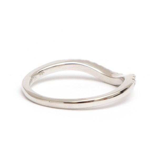 0.15 Total Carat Diamond Wedding Band in 14 Karat Gold - Image 3