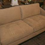 H.M. RICHARDS Beige Tufted Two Cushion Sofa - Image 3
