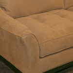 H.M. RICHARDS Beige Tufted Two Cushion Sofa - Image 4