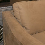 H.M. RICHARDS Beige Tufted Two Cushion Sofa - Image 2