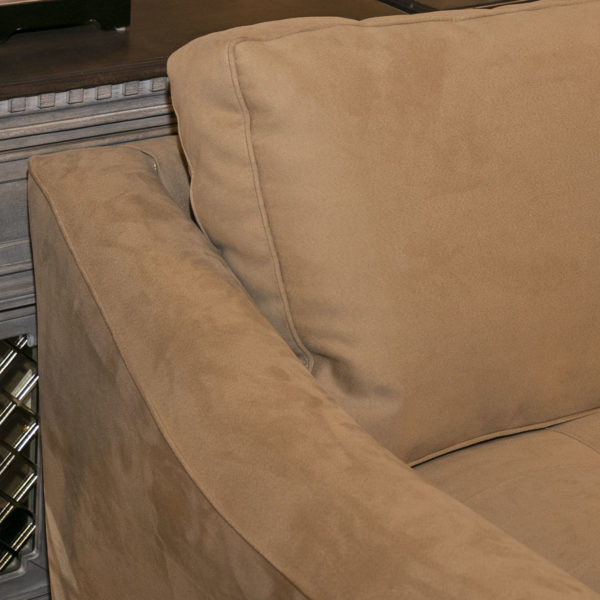 H.M. RICHARDS Beige Tufted Two Cushion Sofa - Image 2