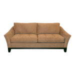 H.M. RICHARDS Beige Tufted Two Cushion Sofa