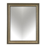 37”x 47” Rectangular Wall Mirror in Antiqued Metallic
