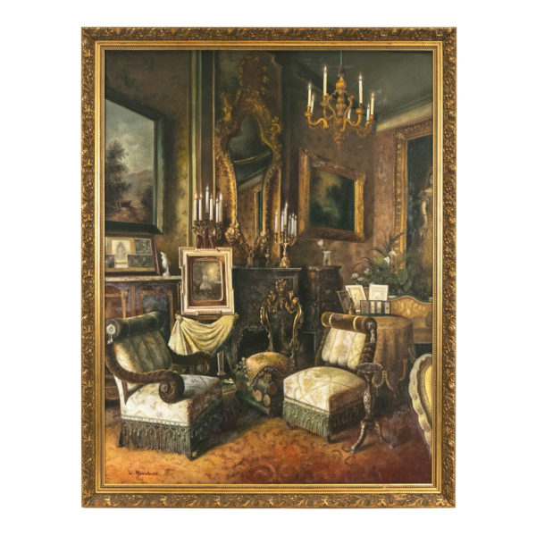 W. MAVAHERNS Original Oil on Canvas “A Place Forgotten by Time” - Signed - Image 1