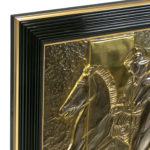 PANAGIOTES ZOUDIS Brass Relief “Horsemen I” - Image 3