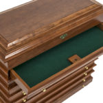 Cherry Nine Drawer Jewelry Chest with Lift Lid and Mirror - Image 3