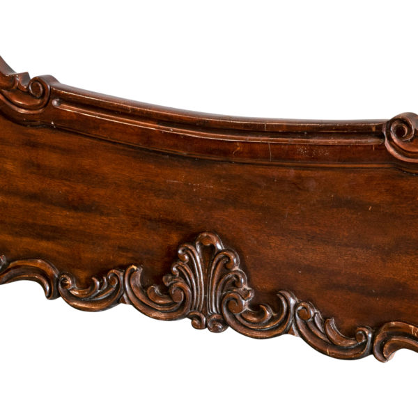 Designer King Size Carved Mahogany Poster Bed - Image 11