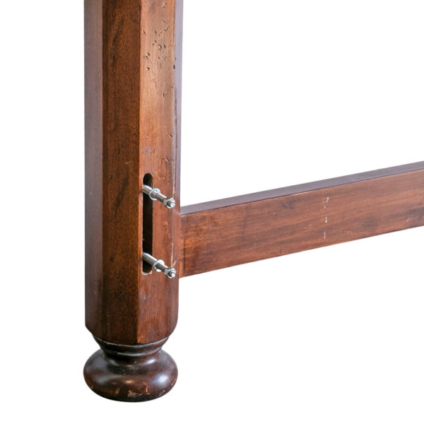 Designer King Size Carved Mahogany Poster Bed - Image 6