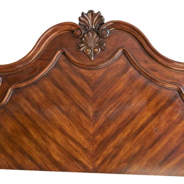 Designer King Size Carved Mahogany Poster Bed - Image 10