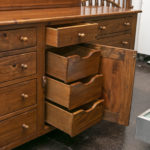 ETHAN ALLEN Country Craftsman 9 Drawer Dresser with Mirror - Image 5
