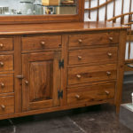 ETHAN ALLEN Country Craftsman 9 Drawer Dresser with Mirror - Image 3