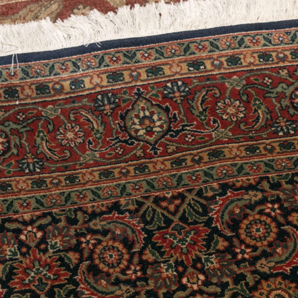 5’3”x8’1” Hand Knotted Indo-Herati Wool Rug - Image 6