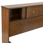 Vintage Full Size Bed with Bookcase Headboard - Image 5