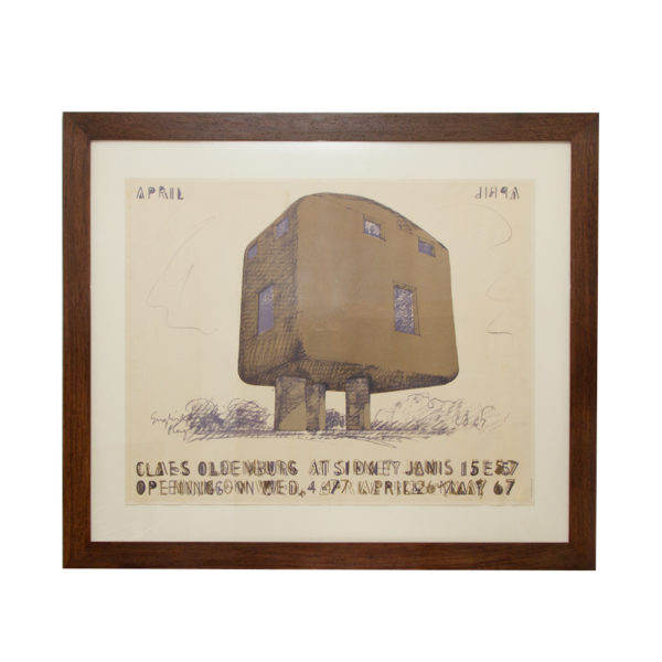 Vintage CLAES OLDENBURG(1929-2022) 1967 Exhibition Lithograph Poster - Image 1